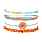 Blomma Flätat Armband Set