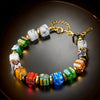 Bohemiskt Färgstarkt Armband Med Pärlor