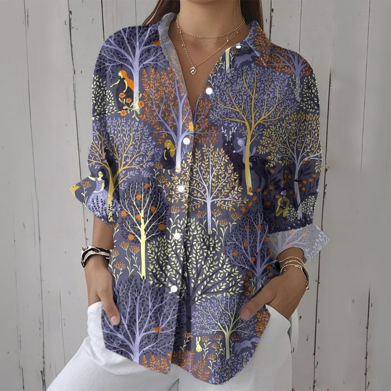 Vintage T-Shirt Mit Blumendruck