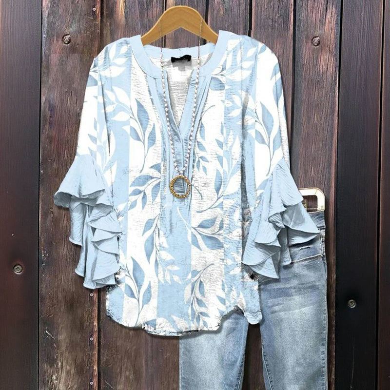 Vintage T-Shirt Mit Blumendruck