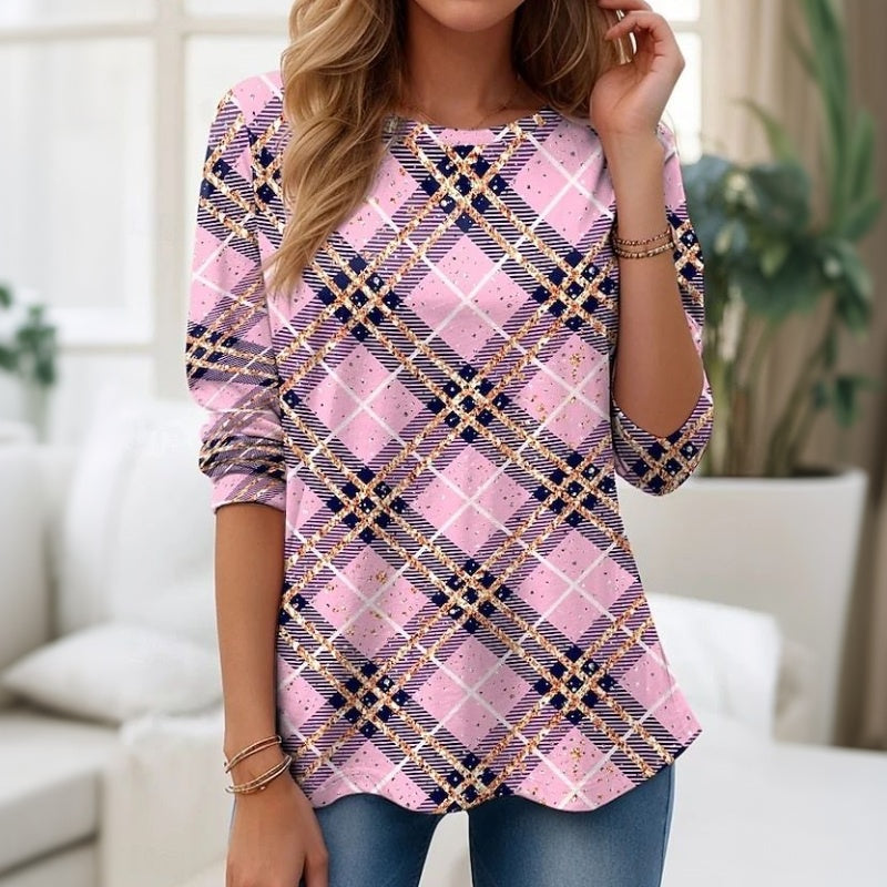 Vintage Bluse Mit Farbverlauf