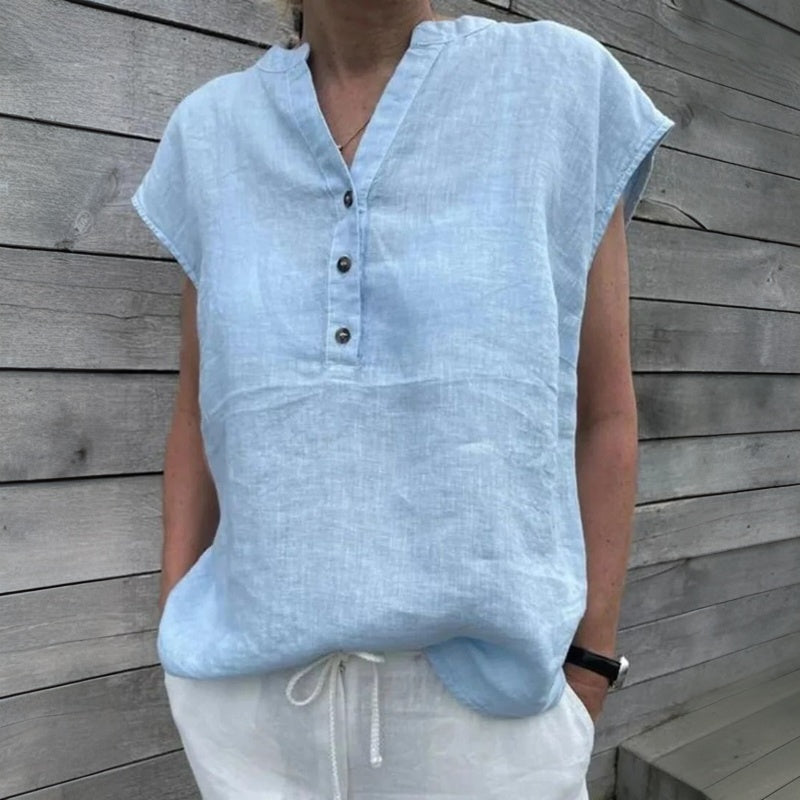 Bluse Mit Herz- Und Blumendruck