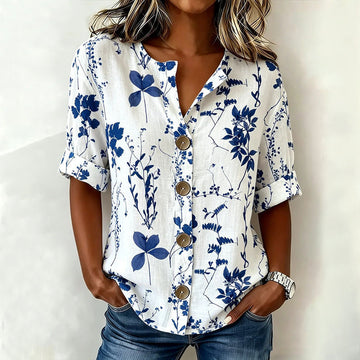 Vintage T-Shirt Mit Blumendruck