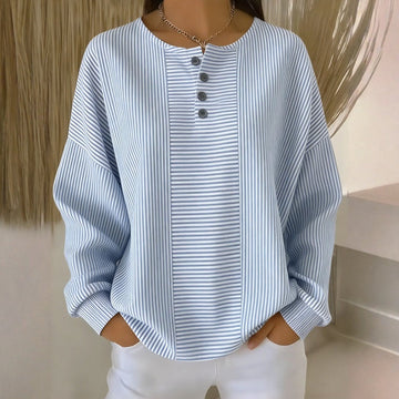 Bluse Mit Herz- Und Blumendruck
