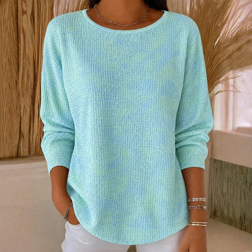 Bunte Bluse Mit Geometrischem Druck