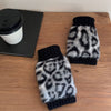 Varma Leopardmönstrade Handskar