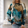 Avslappnad Tie-Dye Sweatshirt